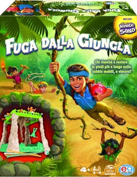 Spin Master Games Kinetic Sand Fuga Dalla Giungla