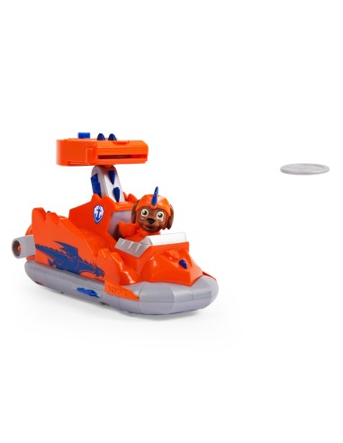 PAW Patrol Veicolo Rescue Knights di Zuma Aeroscafo con personaggio Giochi per bambini dai 3 anni in su