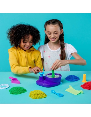 Kinetic Sand |Set Gioco Swirl N' Surprise |Sabbia colorata in 4 variazioni | Sabbia cinetica 907gr | Sabbia magica da modellare