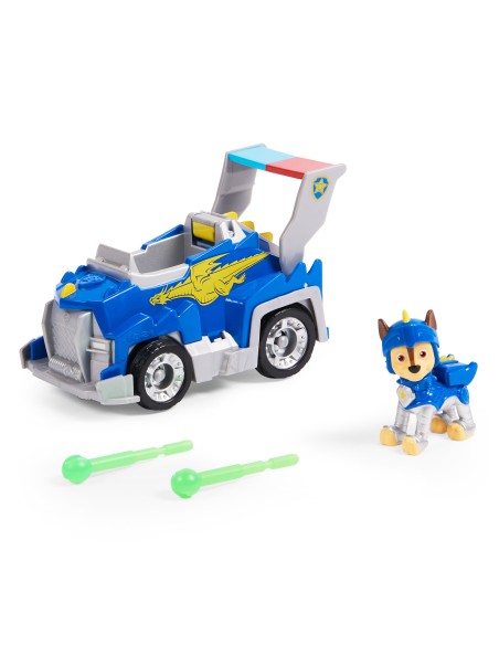 PAW Patrol | Veicolo Rescue Knights di Chase | Veicolo della polizia con personaggio | Giochi per bambini dai 3 anni in su