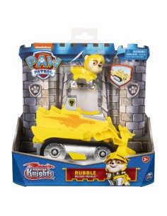 PAW Patrol | Veicolo Rescue Knights di Rubble | Bulldozer con personaggio | Giochi per bambini dai 3 anni in su 2