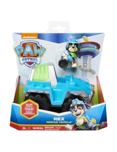 PAW Patrol , Veicolo da salvataggio di Rex, Veicolo e personaggio di Rex, Giochi per bambini dai 3 anni in su 2