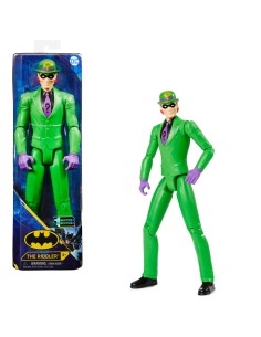 DC Comics | BATMAN | Personaggio in scala 30 cm Enigmista dai fumetti di Batman con decorazioni originali e 11 punti di
