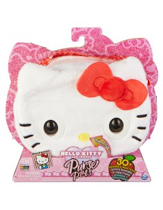 Purse Pets , Sanrio Hello Kitty and Friends, animale giocattolo e borsa interattiva Hello Kitty con oltre 30 suoni e reazioni,