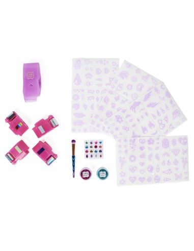 Cool Maker SHIMMER ME Rullo per tatuaggi | Gioco Tatuaggi Bambina | 4 colori e 180 motivi | Tattoo bambini | Giocattolo per