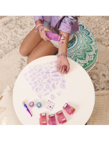 Cool Maker SHIMMER ME Rullo per tatuaggi | Gioco Tatuaggi Bambina | 4 colori e 180 motivi | Tattoo bambini | Giocattolo per