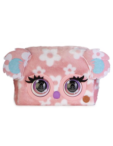 Purse Pets , Print Perfect Bamboo Boo Koala, animale giocattolo e borsa interattiva con oltre 30 effetti sonori e reazioni,