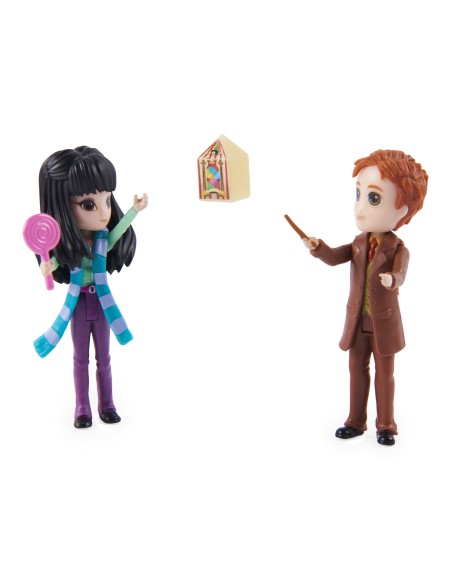Wizarding World | Set Amicizia con personaggi George Weasley e Cho Chang | Bambole da 7.5cm | 2 accessori | Giocattoli per