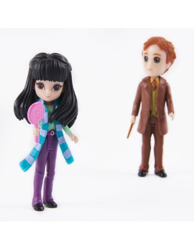 Wizarding World | Set Amicizia con personaggi George Weasley e Cho Chang | Bambole da 7.5cm | 2 accessori | Giocattoli per