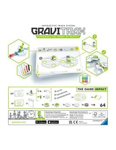 Ravensburger GraviTrax Challenge Impact Pista da biglie giocattolo