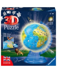 Ravensburger Puzzle 3D Globo Night Edition