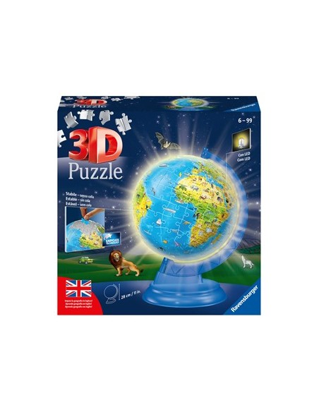 Ravensburger Puzzle 3D Globo Night Edition