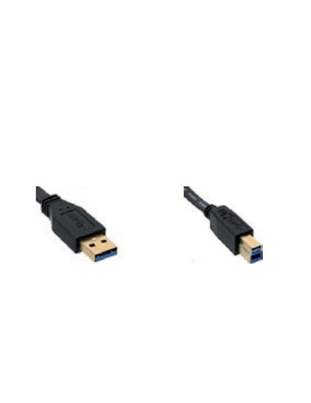 Overland-Tandberg 1021201 cavo USB 0,8 m USB 3.2 Gen 1 (3.1 Gen 1) USB A USB B Nero