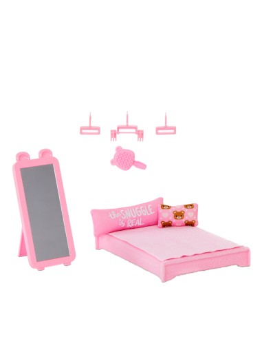 Na! Na! Na! Surprise 3-in-1 Backpack Bedroom Series 2 Playset - Sarah Snuggles (Teddy Bear)