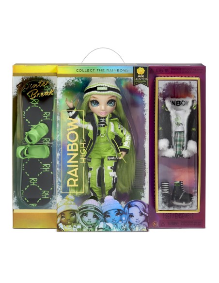 Rainbow High Winter Break Fashion Doll- Jade Hunter (Green)