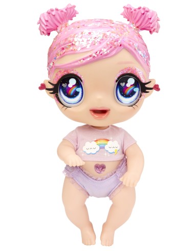 Glitter Babyz Doll Series 2- Dreamia Stardust (Pink Rainbow)