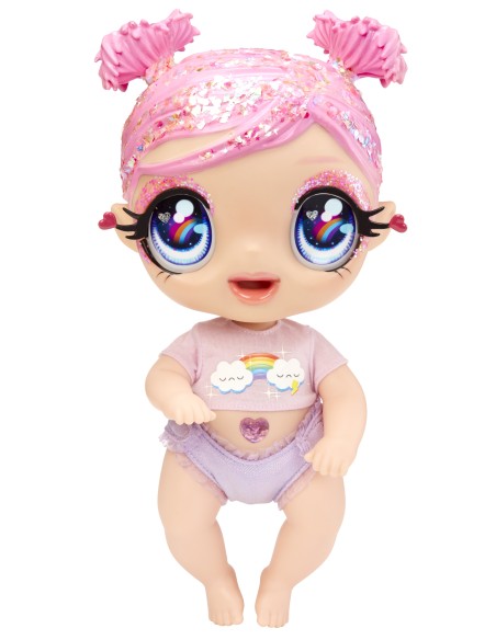 Glitter Babyz Doll Series 2- Dreamia Stardust (Pink Rainbow)