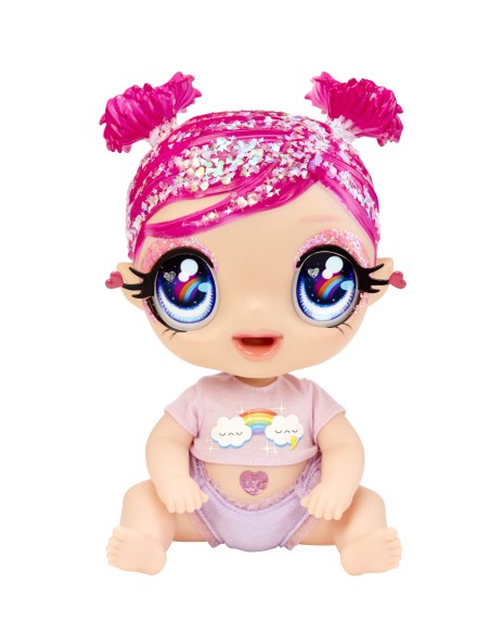 Glitter Babyz Doll Series 2- Dreamia Stardust (Pink Rainbow)