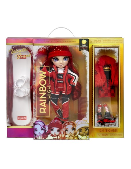 Rainbow High Winter Break Fashion Doll- Ruby Anderson (Red)
