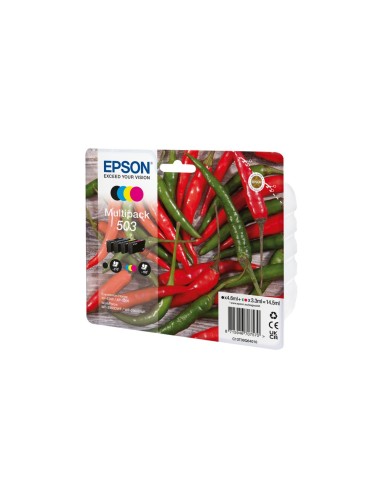 Epson 503 cartuccia d'inchiostro 4 pz Originale Resa standard Nero, Ciano, Magenta, Giallo