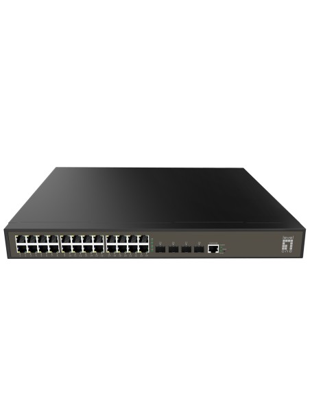 LevelOne GEL-2871 switch di rete Gestito L2+ Gigabit Ethernet (10 100 1000) 1U Nero