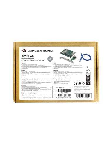 Conceptronic EMRICK10G scheda di interfaccia e adattatore Interno PCIe