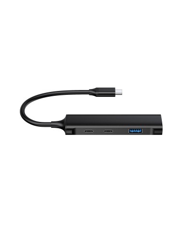 Conceptronic HUBBIES12B hub di interfaccia USB 3.2 Gen 1 (3.1 Gen 1) Type-C 5000 Mbit s Nero