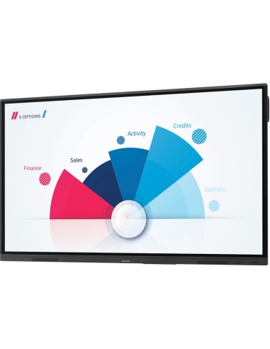 Sharp PN-L652B lavagna interattiva 165,1 cm (65") 3840 x 2160 Pixel Touch screen Nero