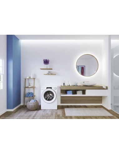 Candy RapidÓ ROW4854DWMST 1-S lavasciuga Libera installazione Caricamento frontale Bianco D