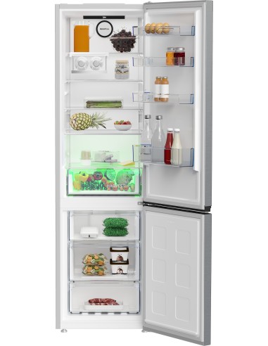 Beko B5RCNE405HXB frigorifero con congelatore Libera installazione 355 L D Metallico
