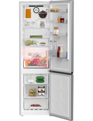 Beko B5RCNE405HXB frigorifero con congelatore Libera installazione 355 L D Metallico