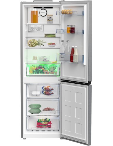 Beko B5RCNE365HXB frigorifero con congelatore Libera installazione 316 L D Metallico