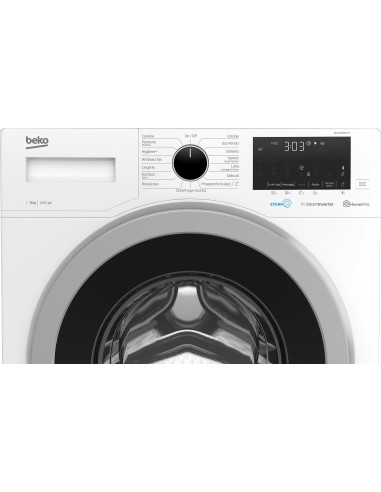 Beko Lavatrice a Vapore WUY81436SI-IT, 8 kg, 1400 giri min