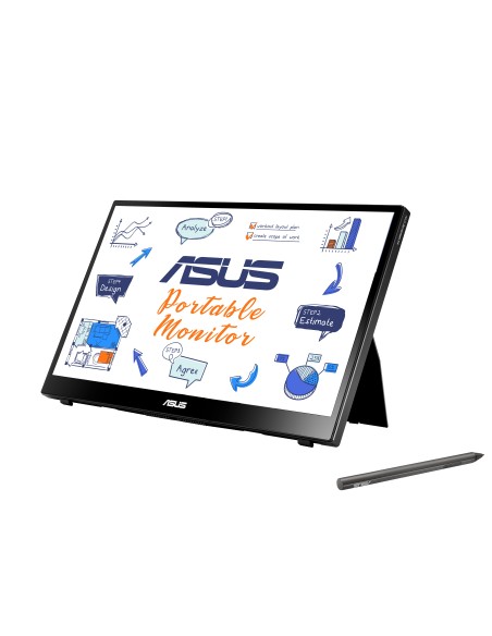 ASUS MB14AHD 35,6 cm (14") 1920 x 1080 Pixel Full HD LCD Touch screen Nero