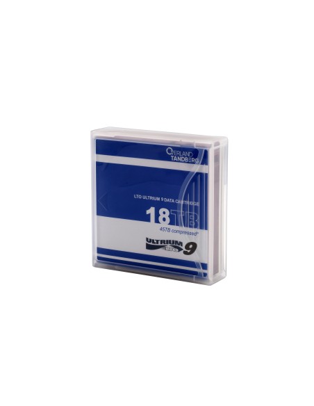 Overland-Tandberg TANDBERG LTO-9 DATA CARTRIDGE 18 45TB UNLABELED WITH CASE 1PCS Nastro dati vuoto 18000 GB