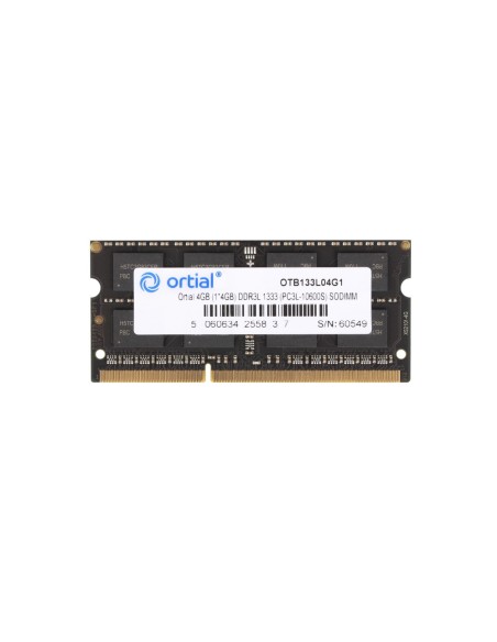Ortial OTB133L04G1 memoria 4 GB 1 x 4 GB DDR3L 1333 MHz