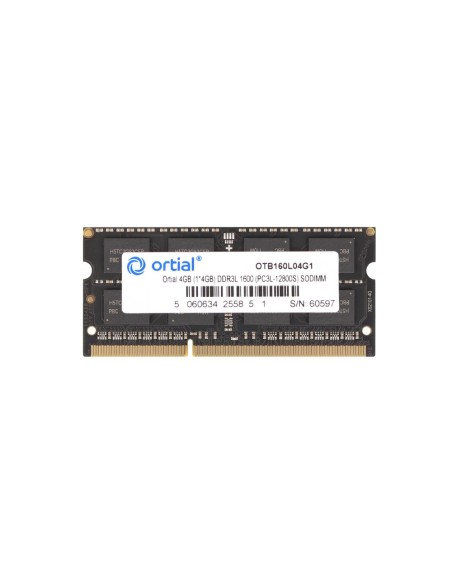 Ortial OTB160L04G1 memoria 4 GB 1 x 4 GB DDR3L 1600 MHz