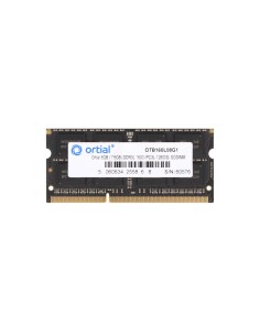Ortial OTB160L08G1 memoria 8 GB 1 x 8 GB DDR3L 1600 MHz