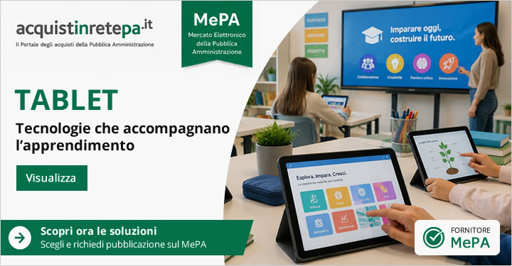 Tablet MePA - Fornitore MePA per la PA